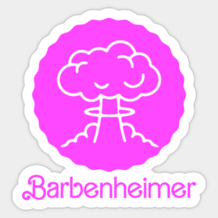 Barbenheimer Sticker